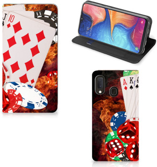 B2Ctelecom Samsung Galaxy A20e Hippe Standcase Casino