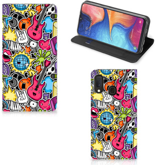 B2Ctelecom Samsung Galaxy A20e Hippe Standcase Punk Rock