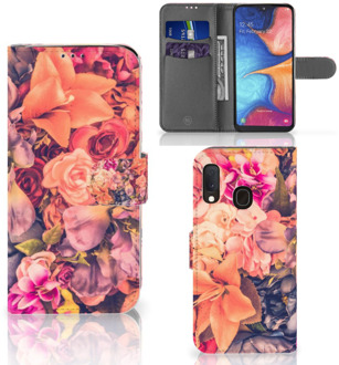 B2Ctelecom Samsung Galaxy A20e Hoesje Bosje Bloemen