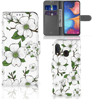 B2Ctelecom Samsung Galaxy A20e Hoesje Dogwood Flowers