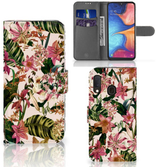 B2Ctelecom Samsung Galaxy A20e Hoesje Flowers