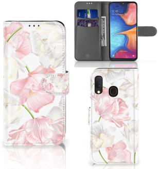 B2Ctelecom Samsung Galaxy A20e Hoesje Lovely Flowers