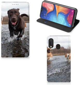 B2Ctelecom Samsung Galaxy A20e Hoesje maken Honden Labrador