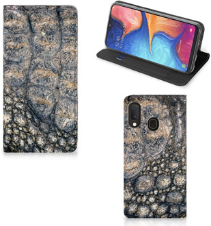 B2Ctelecom Samsung Galaxy A20e Hoesje maken Krokodillenprint