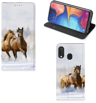 B2Ctelecom Samsung Galaxy A20e Hoesje maken Paarden