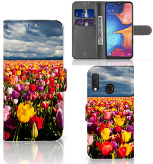 B2Ctelecom Samsung Galaxy A20e Hoesje Tulpen