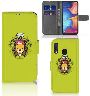 B2Ctelecom Samsung Galaxy A20e Leuk Hoesje Doggy Biscuit