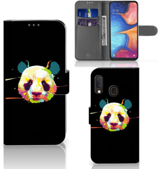 B2Ctelecom Samsung Galaxy A20e Leuk Hoesje Panda Color