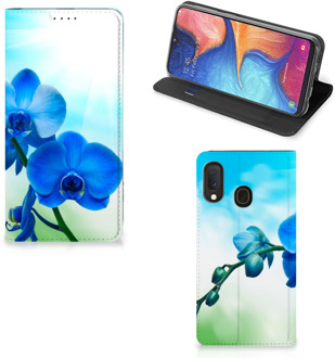 B2Ctelecom Samsung Galaxy A20e Smart Cover Orchidee Blauw