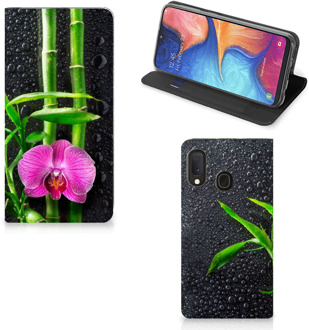 B2Ctelecom Samsung Galaxy A20e Smart Cover Orchidee