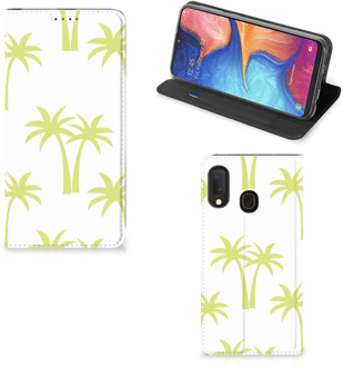 B2Ctelecom Samsung Galaxy A20e Smart Cover Palmtrees