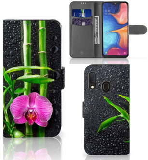 B2Ctelecom Samsung Galaxy A20e Smartphone Hoesje Orchidee