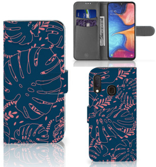 B2Ctelecom Samsung Galaxy A20e Smartphone Hoesje Palm Leaves