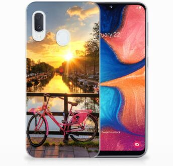 B2Ctelecom Samsung Galaxy A20e TPU Hoesje Amsterdamse Grachten