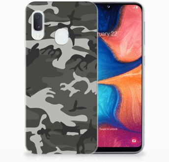 B2Ctelecom Samsung Galaxy A20e TPU Hoesje Army Light