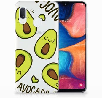 B2Ctelecom Samsung Galaxy A20e TPU Hoesje Avocado Singing