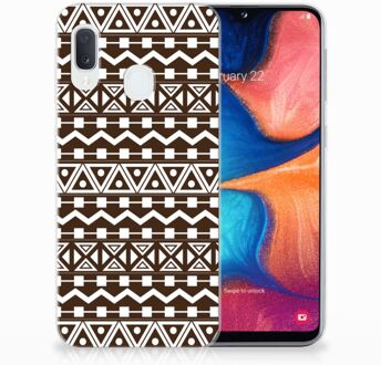 B2Ctelecom Samsung Galaxy A20e TPU Hoesje Aztec Brown