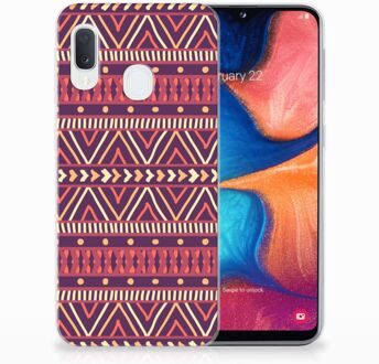 B2Ctelecom Samsung Galaxy A20e TPU Hoesje Aztec Purple