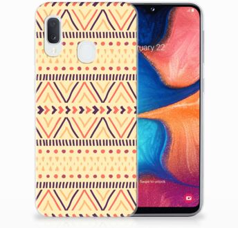 B2Ctelecom Samsung Galaxy A20e TPU Hoesje Aztec Yellow