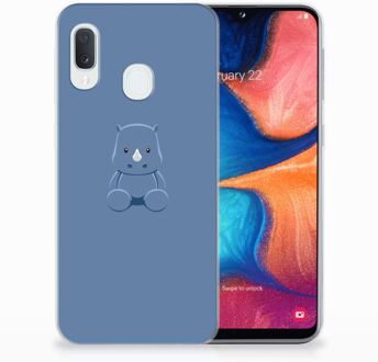 B2Ctelecom Samsung Galaxy A20e TPU Hoesje Baby Rhino