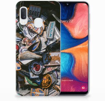 B2Ctelecom Samsung Galaxy A20e TPU Hoesje Badges