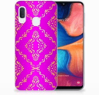 B2Ctelecom Samsung Galaxy A20e TPU Hoesje Barok Roze