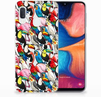 B2Ctelecom Samsung Galaxy A20e TPU Hoesje Birds