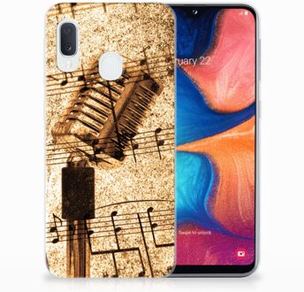 B2Ctelecom Samsung Galaxy A20e TPU Hoesje Bladmuziek