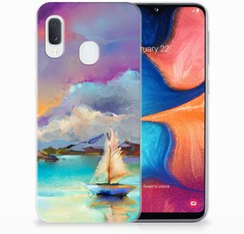 B2Ctelecom Samsung Galaxy A20e TPU Hoesje Boat