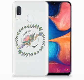 B2Ctelecom Samsung Galaxy A20e TPU Hoesje Boho Dreams