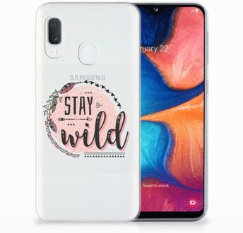 B2Ctelecom Samsung Galaxy A20e TPU Hoesje Boho Stay Wild