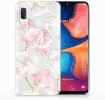 B2Ctelecom Samsung Galaxy A20e TPU Hoesje Design Lovely Flowers