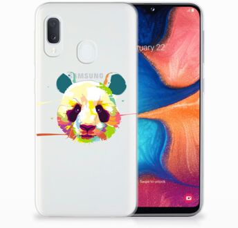 B2Ctelecom Samsung Galaxy A20e TPU Hoesje Design Panda Color