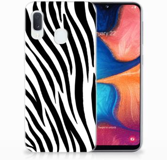 B2Ctelecom Samsung Galaxy A20e TPU Hoesje Design Zebra