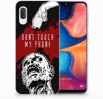 B2Ctelecom Samsung Galaxy A20e TPU Hoesje Design Zombie Blood