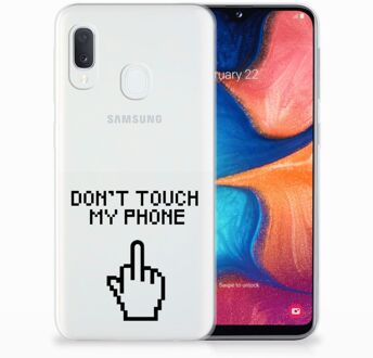 B2Ctelecom Samsung Galaxy A20e TPU Hoesje Finger DTMP