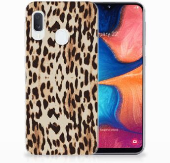 B2Ctelecom Samsung Galaxy A20e TPU Hoesje Leopard