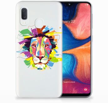 B2Ctelecom Samsung Galaxy A20e TPU Hoesje Lion Color