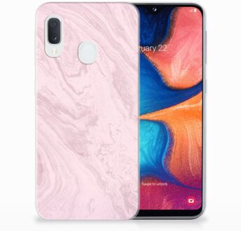 B2Ctelecom Samsung Galaxy A20e TPU Hoesje Marble Pink