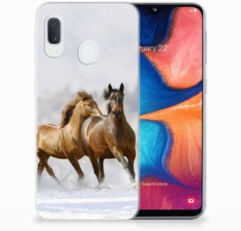 B2Ctelecom Samsung Galaxy A20e TPU Hoesje Paarden