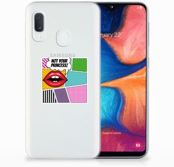 B2Ctelecom Samsung Galaxy A20e TPU Hoesje Popart Princess