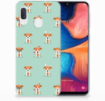 B2Ctelecom Samsung Galaxy A20e TPU Hoesje Pups