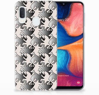 B2Ctelecom Samsung Galaxy A20e TPU Hoesje Salamander Grey