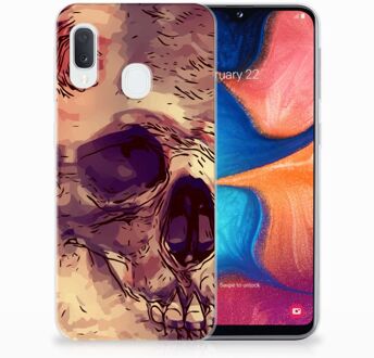 B2Ctelecom Samsung Galaxy A20e TPU Hoesje Skullhead