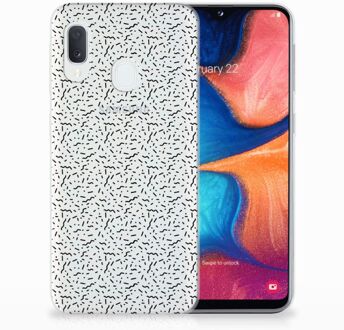 B2Ctelecom Samsung Galaxy A20e TPU Hoesje Stripes Dots