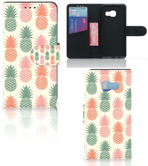 B2Ctelecom Samsung Galaxy A3 2017 Bookcase Hoesje Design Ananas