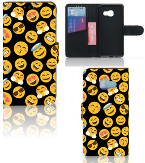 B2Ctelecom Samsung Galaxy A3 2017 Bookcase Hoesje Design Emoji