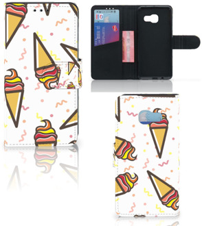 B2Ctelecom Samsung Galaxy A3 2017 Bookcase Hoesje Design Icecream