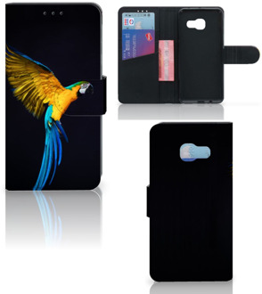 B2Ctelecom Samsung Galaxy A3 2017 Bookcase Hoesje Design Papegaai