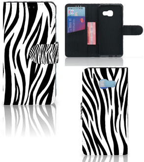 B2Ctelecom Samsung Galaxy A3 2017 Bookcase Hoesje Design Zebra